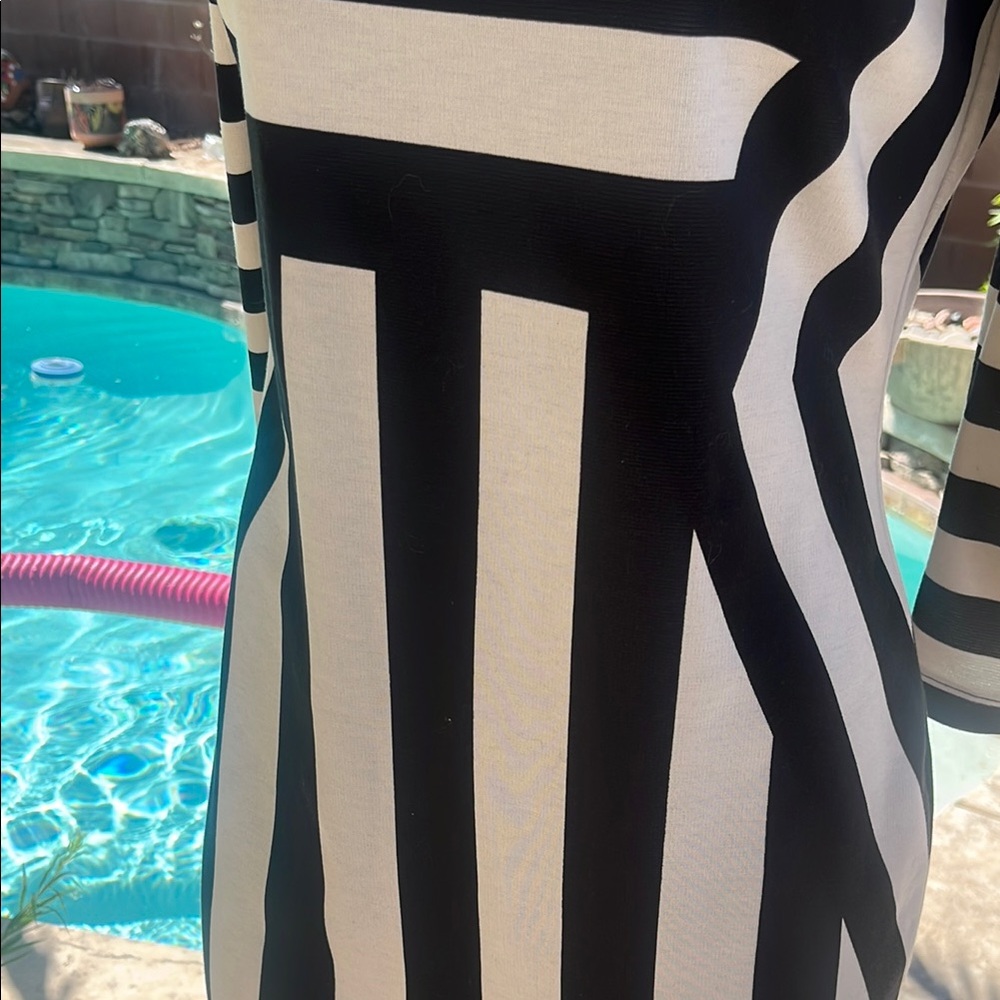 H&M Monochrome Striped Dress - Picture 5 of 7